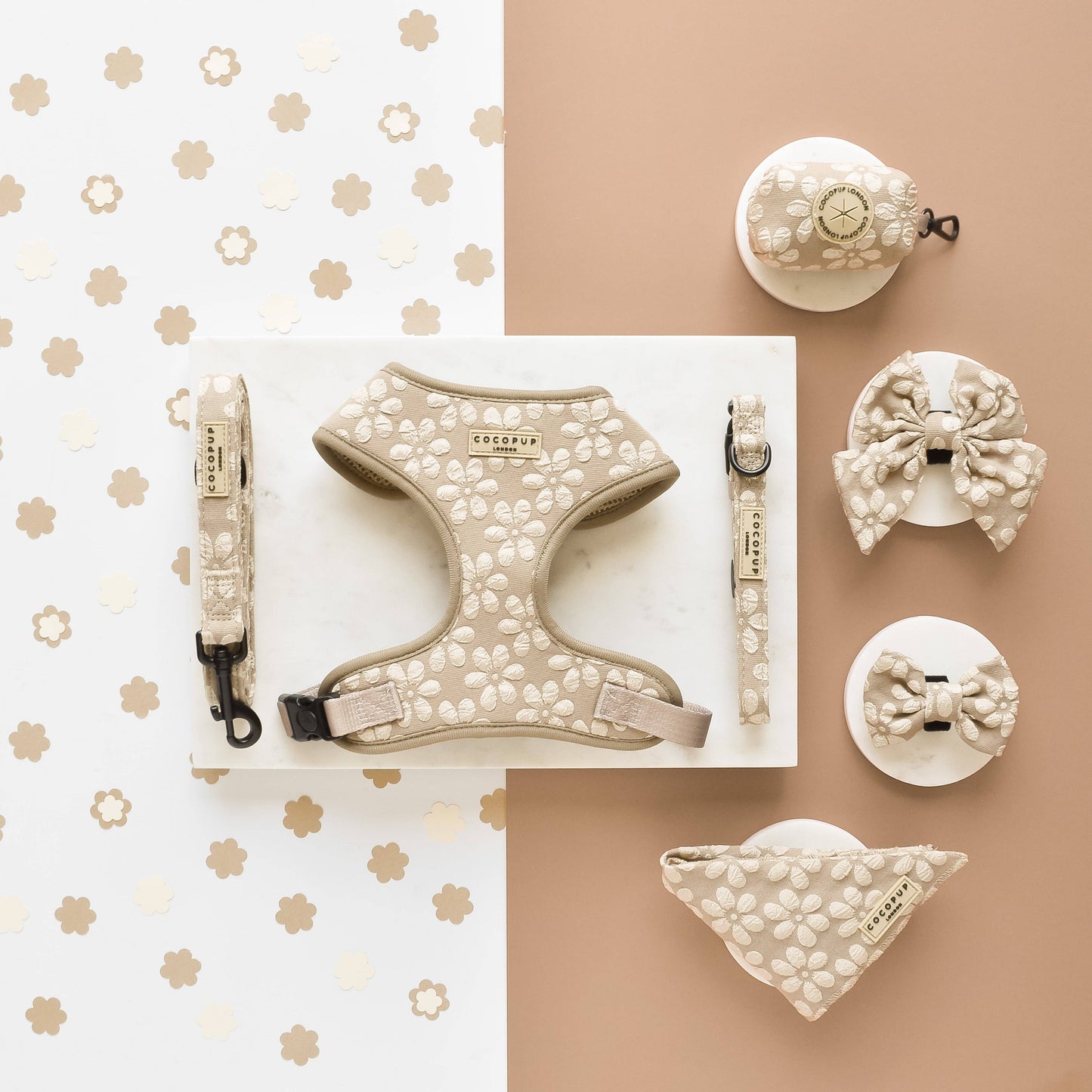 Porte-sac à crottes de luxe - Moka Flower