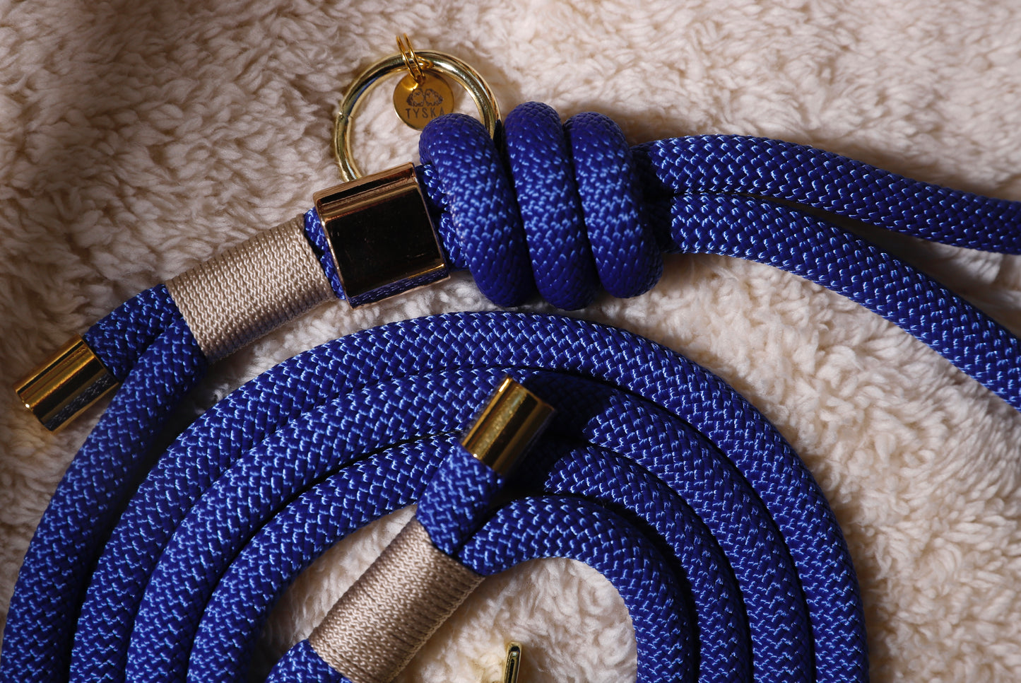 Laisse Bleu Electrique