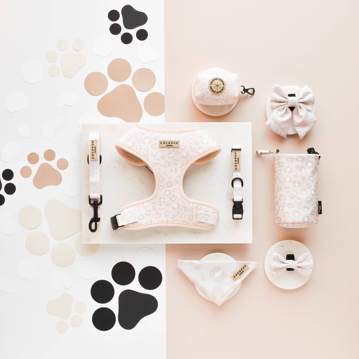 Porte-sac à crottes en forme de léopard Nude Chic