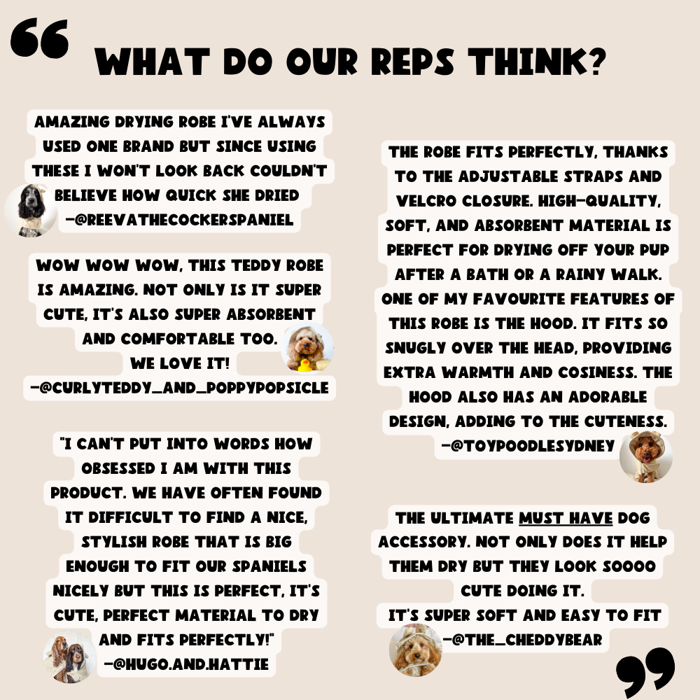 Peignoir de séchage Teddy