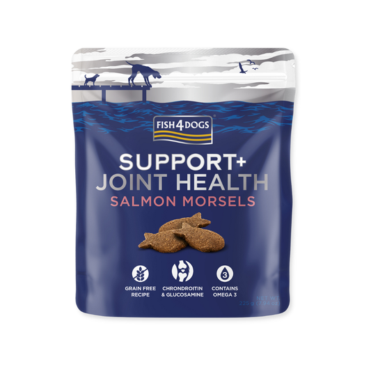 Fish4Dogs Support+ Santé des articulations - Bouchées au saumon 225 g
