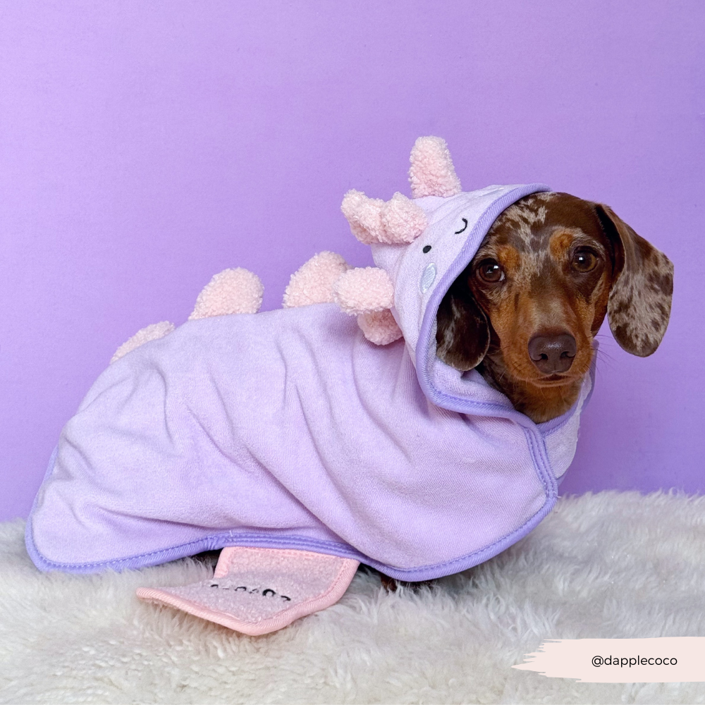 Peignoir de séchage Nessie le Dino