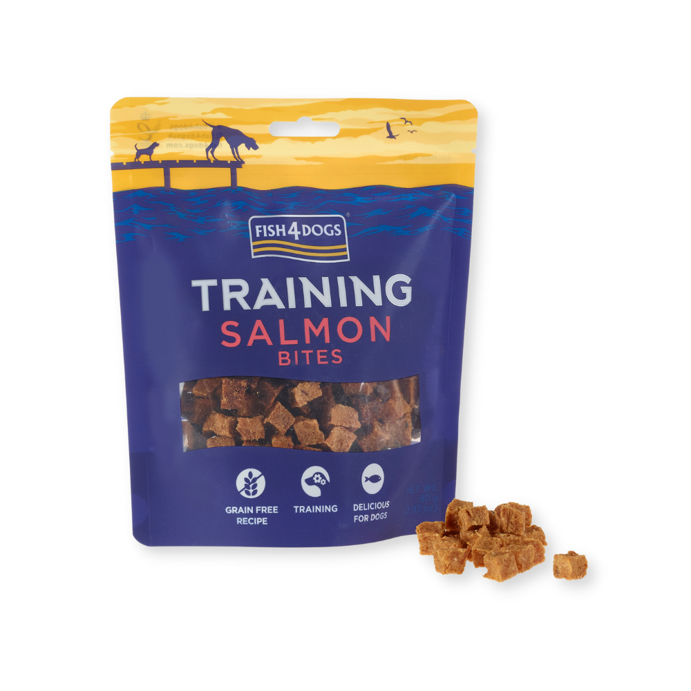 Fish4Dogs friandises de dressage au saumon pour adultes 80 g