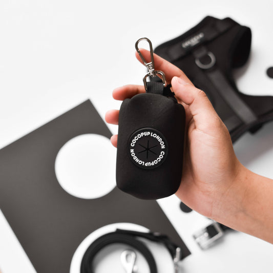 Porte-sac à crottes Noir