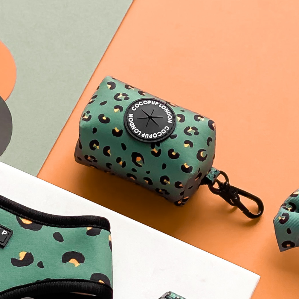 Porte-sac en forme de léopard kaki