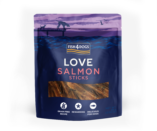 Fish4Dogs ® Love Bâtonnets de Saumon 85 g