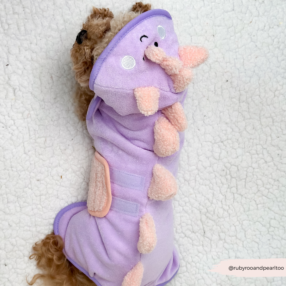 Peignoir de séchage Nessie le Dino