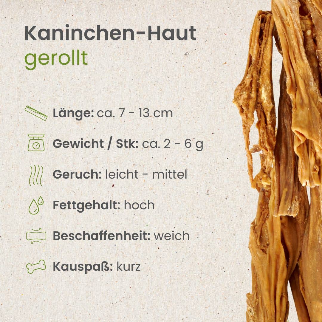 Peau de lapin roulée