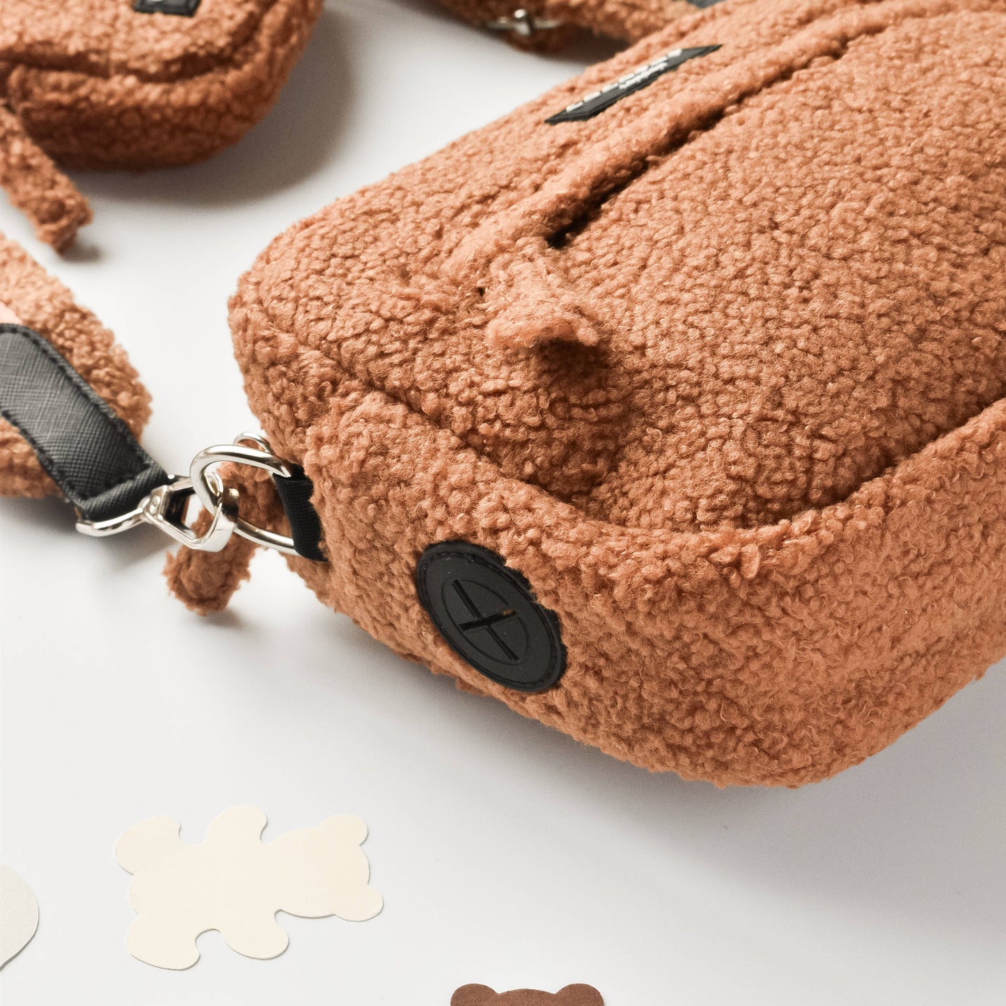 Ensemble Sac de promenade + sangle + pochette frifri pour chien - Teddy Paddington