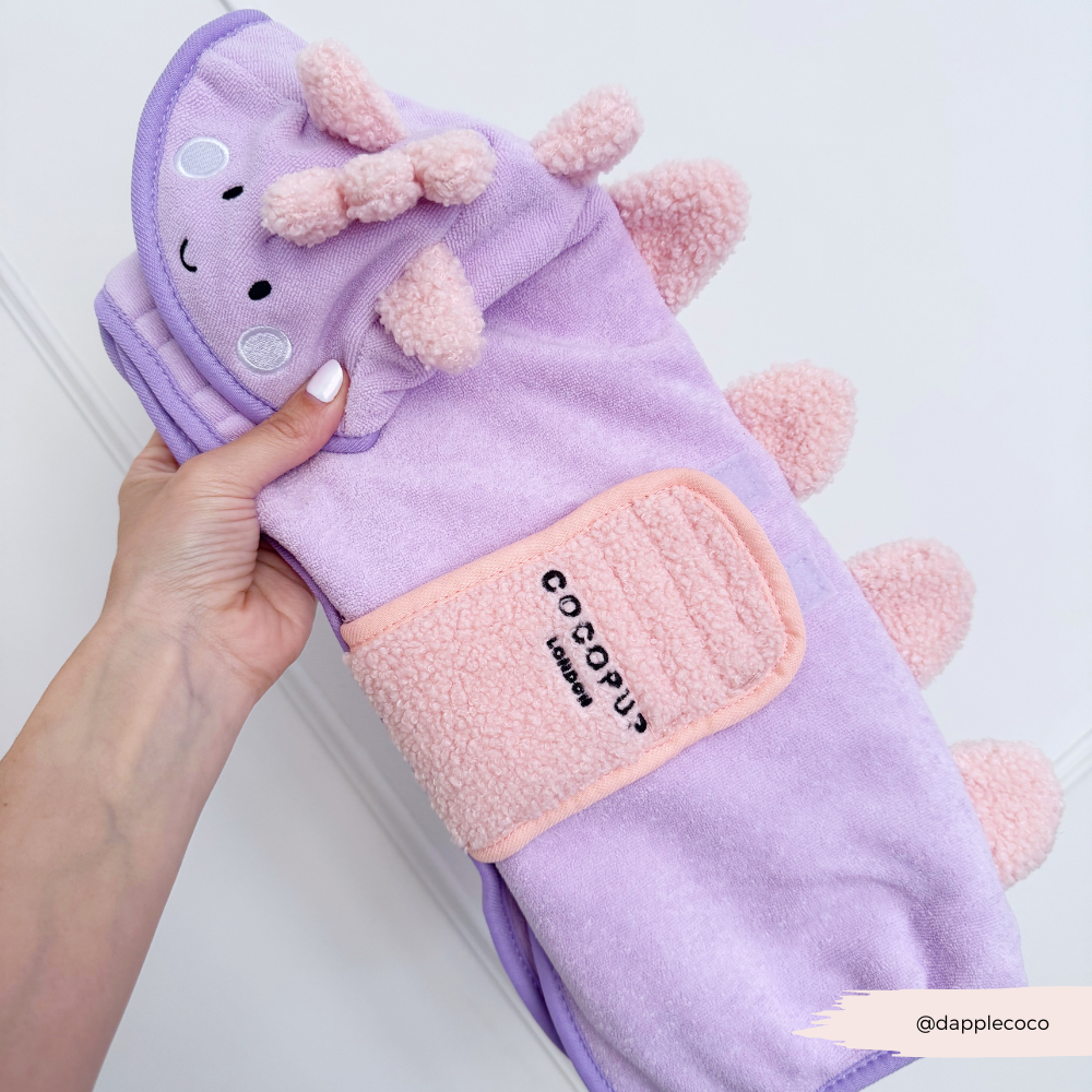 Peignoir de séchage Nessie le Dino