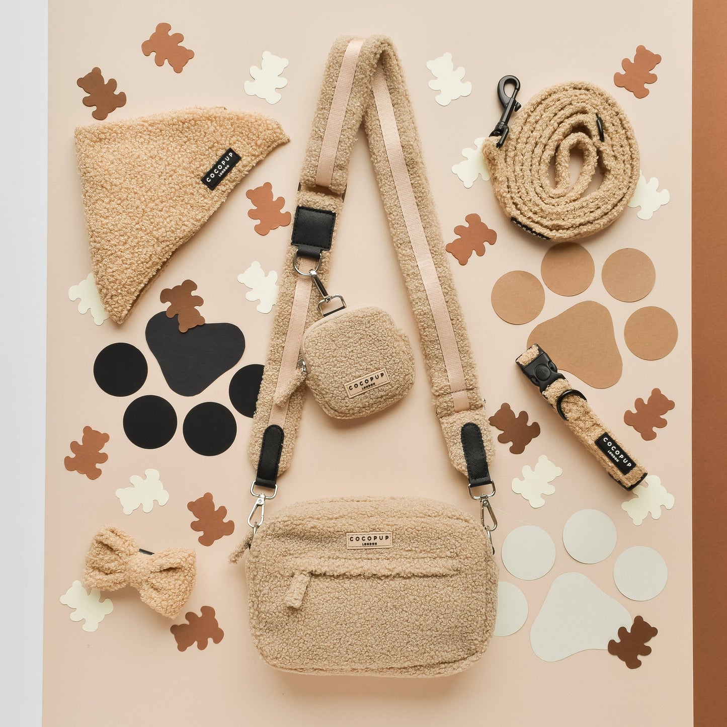 Ensemble Sac de promenade + anse + pochette frifri - Teddy Rupert