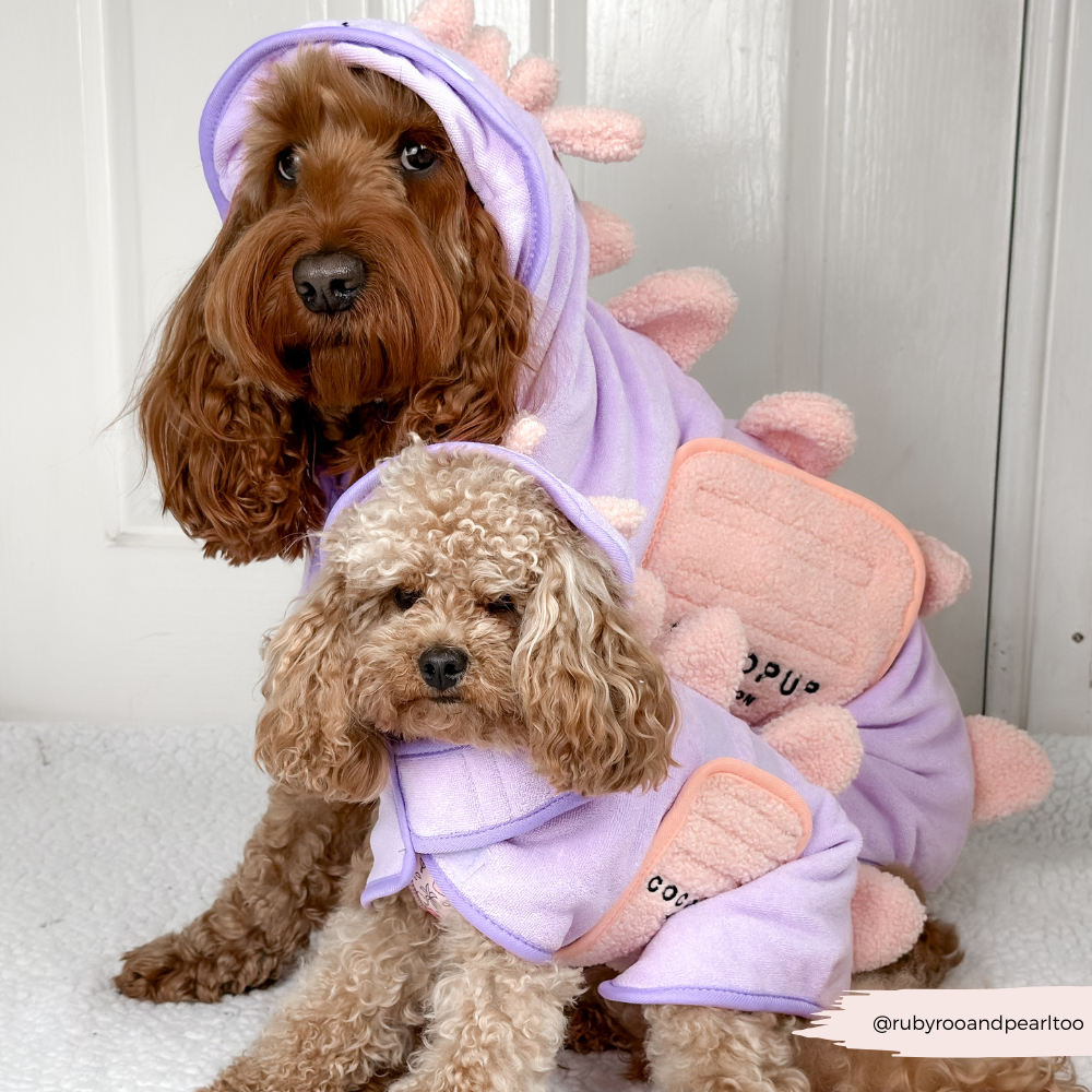 Peignoir de séchage Nessie le Dino