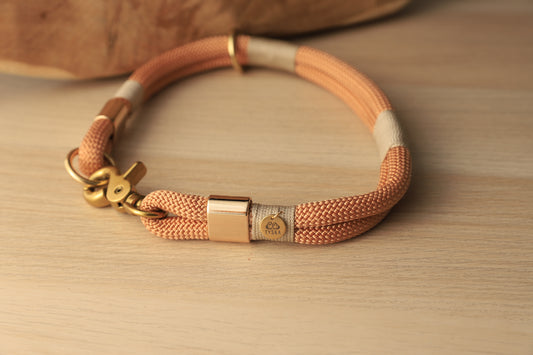 Collier porte-médaille corde double