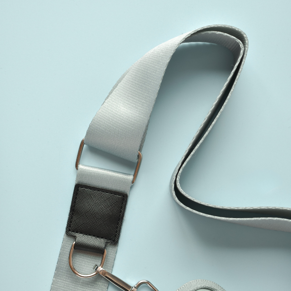 Ensemble Sac de promenade + sangle + pochette frifri pour chien - Ice Blue