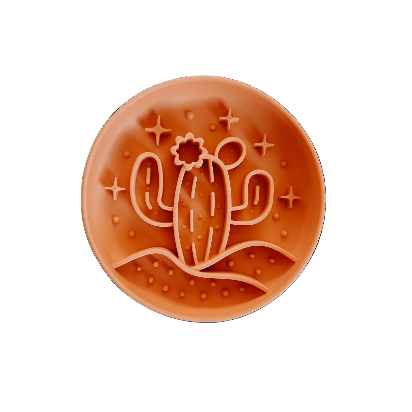 Gamelle anti-glouton cactus couleur mandarine