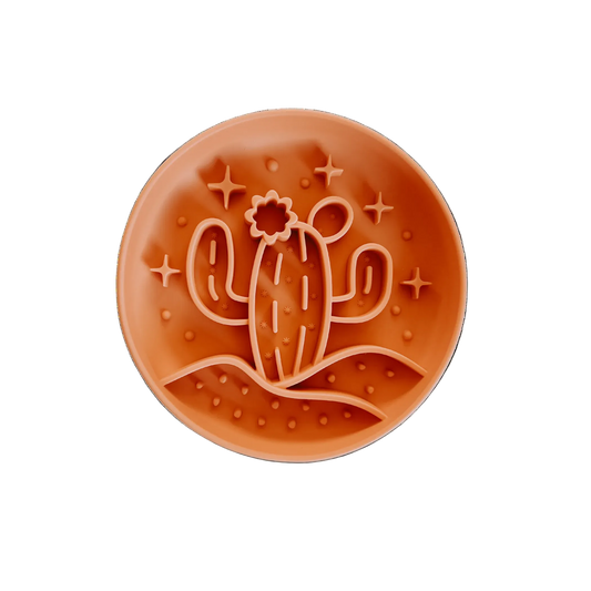 Gamelle anti-glouton cactus couleur mandarine