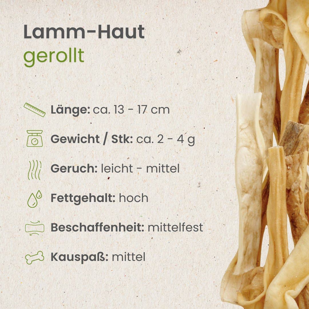 Peau d’agneau roulée