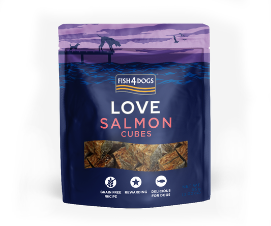 Fish4Dogs ® Love cubes au saumon 85 g