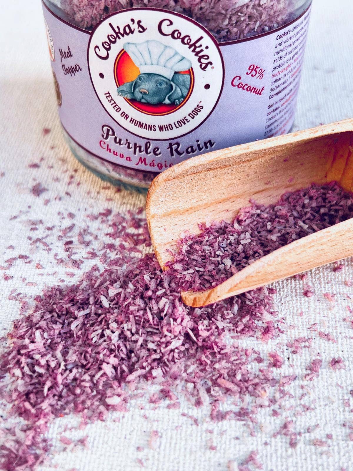 Purple Rain - Garniture de Repas pour Chats et Chiens