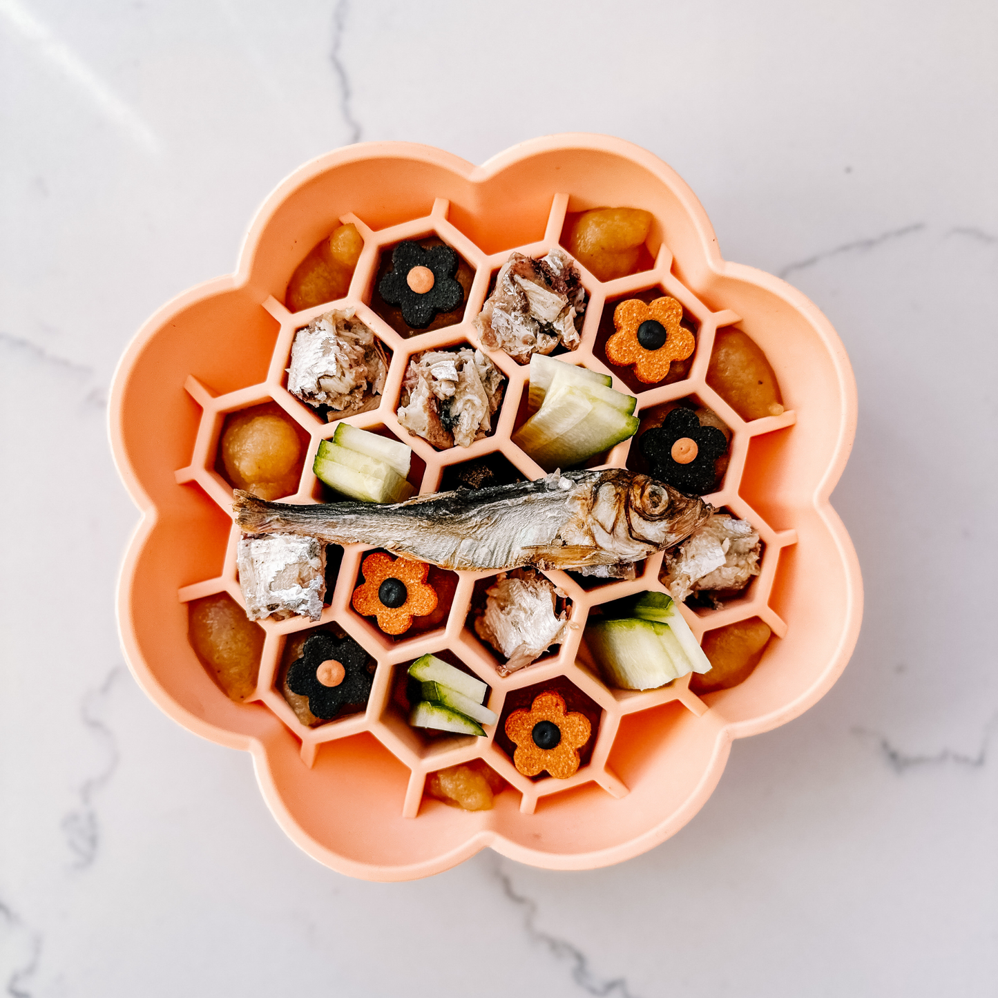 Gamelle slow feeder Daisy pêche pour chiens